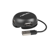Natec HUB USB 2.0 BUMBLEBEE 4-PORTY CZARNY - 1470225 - zdjęcie 3